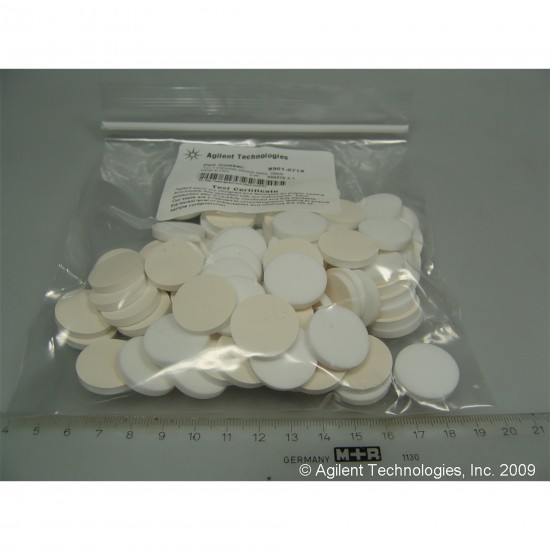 Agilent 硅橡胶隔垫,棕色PTFE/白色硅橡胶,20mm,100/包