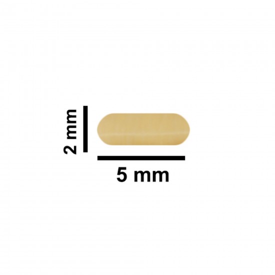 Bel-Art Spinbar® Teflon® Micro (Flea) 磁力搅拌棒； 5 x 2 毫米，黄色