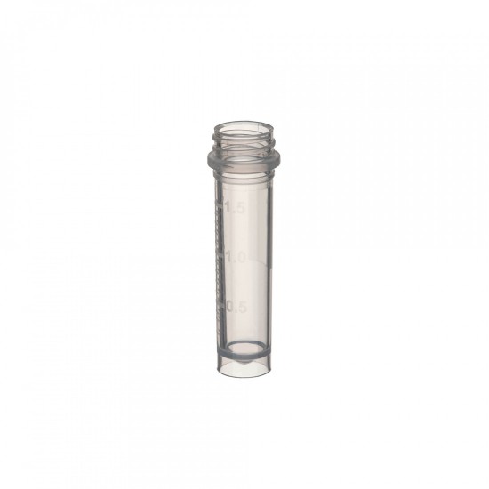 SuperClear® 2.0 mL Freestanding Screw Cap Microcentrifuge Tubes with Elastomeric Caps, Sterile